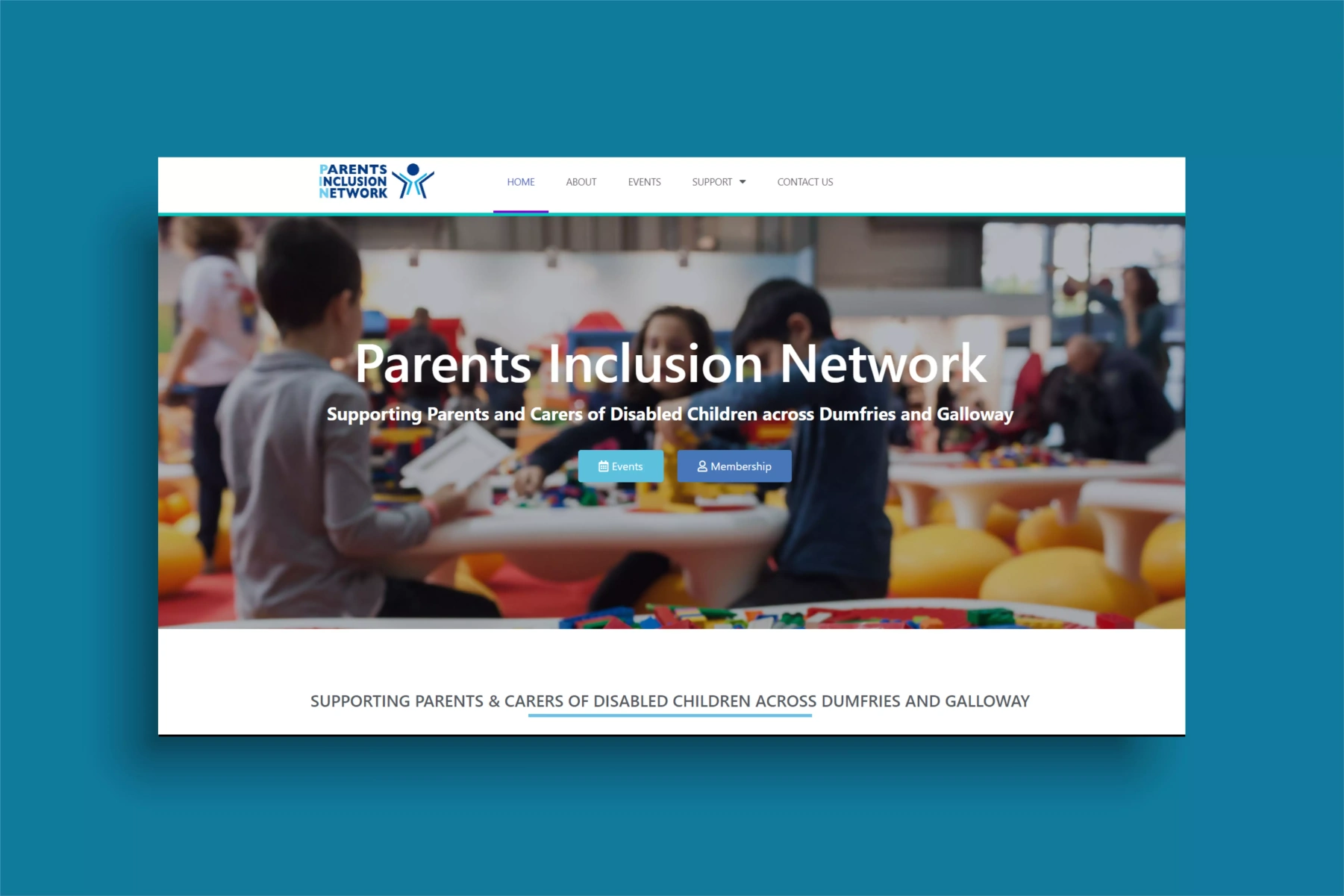 Parents Inclusion Network website build