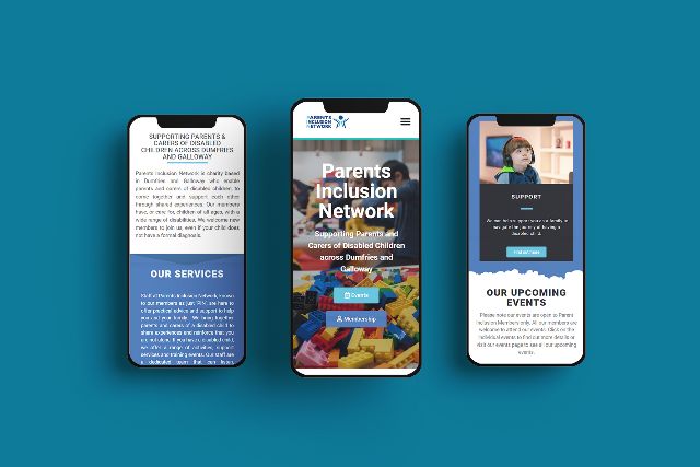 Parents Inclusion Network Phone Mockup